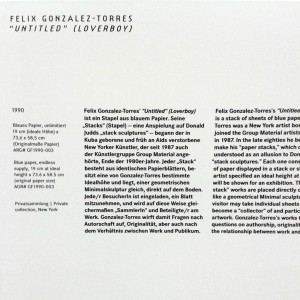 „Untitled“ (Loverboy) von Felix Gonzales-Torres