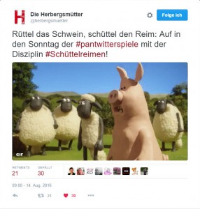 Schüttelreim #pantwitterspiele