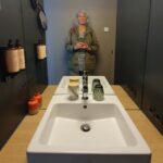 Badezimmer im Hotel Neuvice